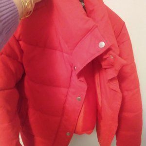 Bomber jacket red